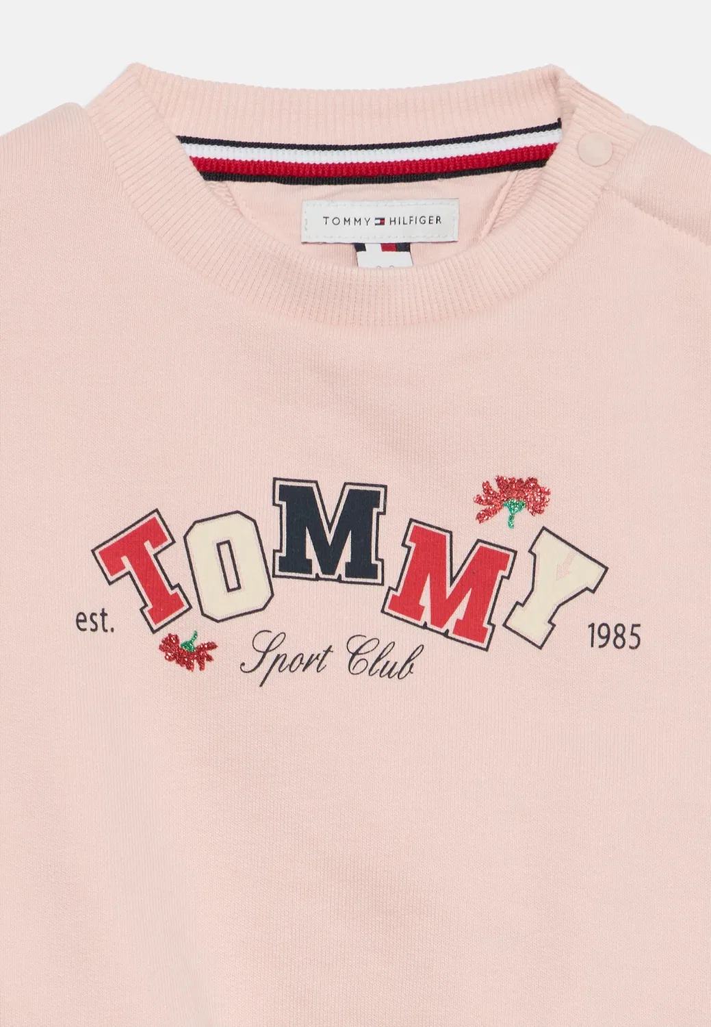 Толстовка унисекс с круглым вырезом Tommy Hilfiger, Whimsy Pink — фото 3