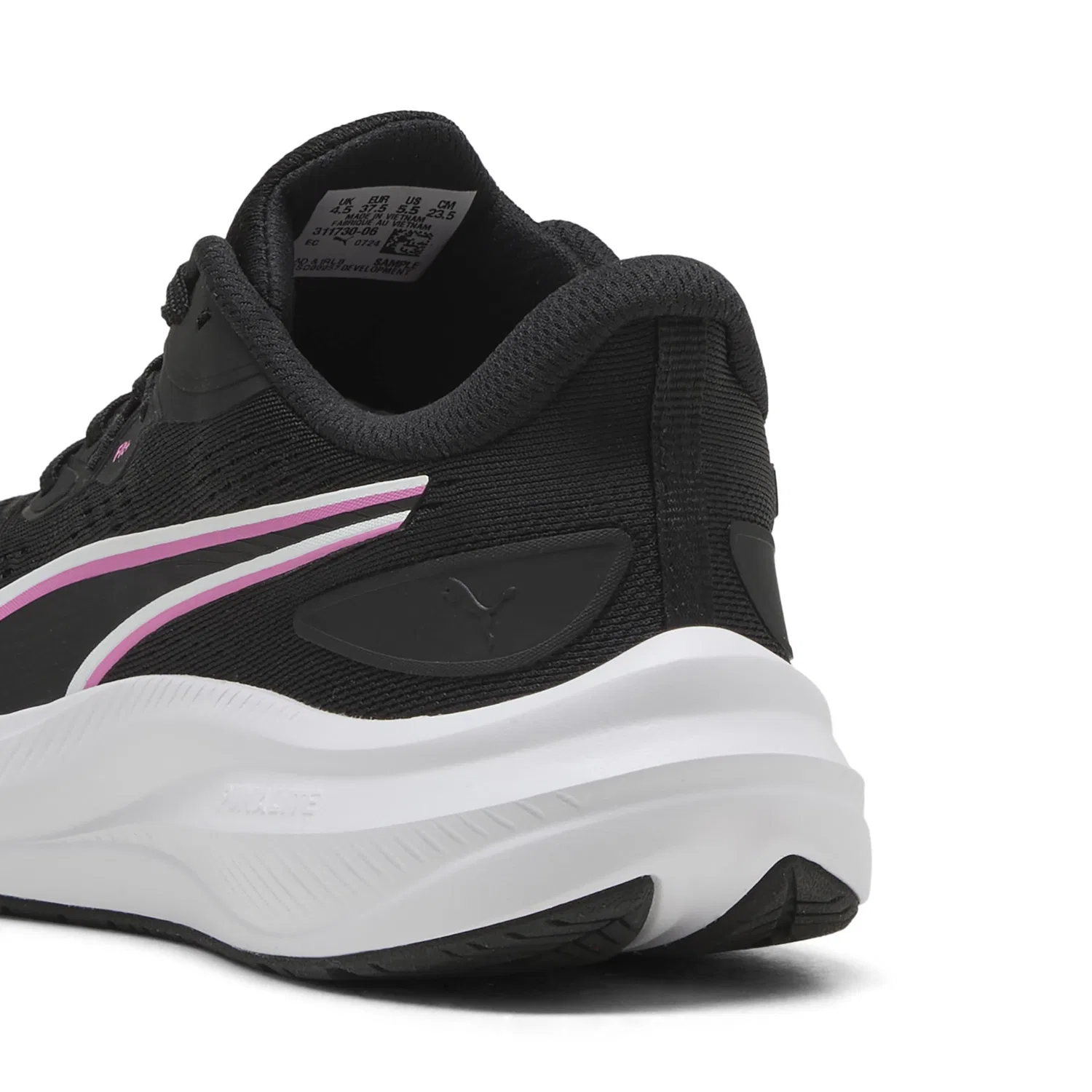 Детские кроссовки для бега Skyrocket Lite PUMA PUMA Black Berry PUMA White Pink Pixel — фото 2