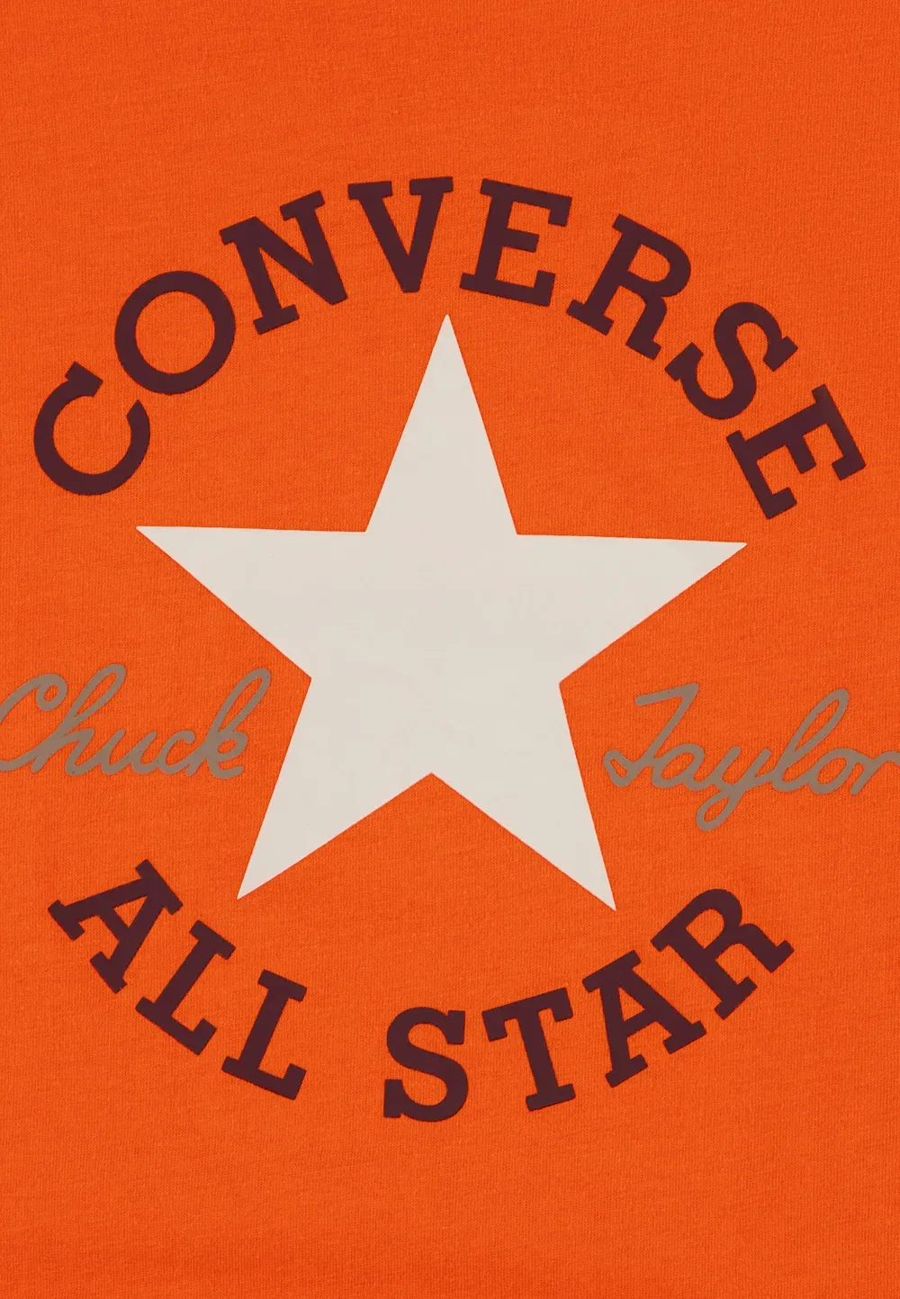 Футболка с принтом в виде фрагмента кефальского чучела Converse, Orange — фото 3