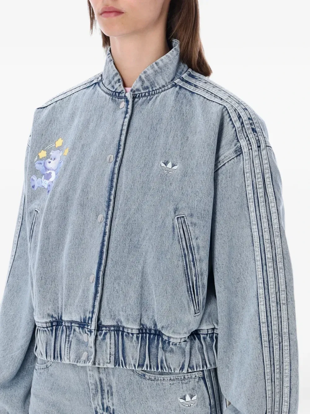 Джинсовая куртка adidas X Care Bears, синий — фото 3