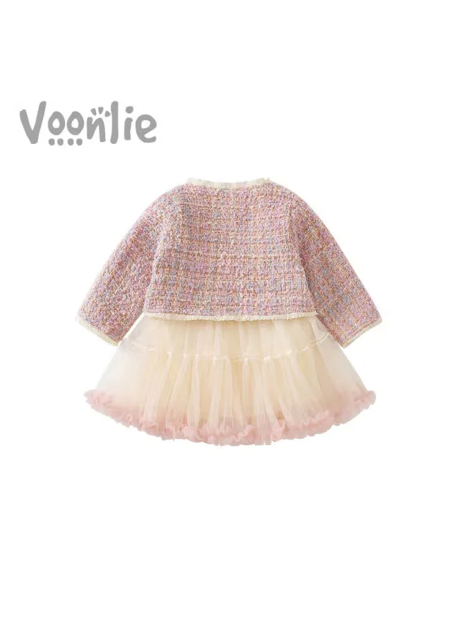 Платье с пышной юбкой из тюля Sweet Mesh Chiffon Dress Voonlie, фиолетовый — фото 2