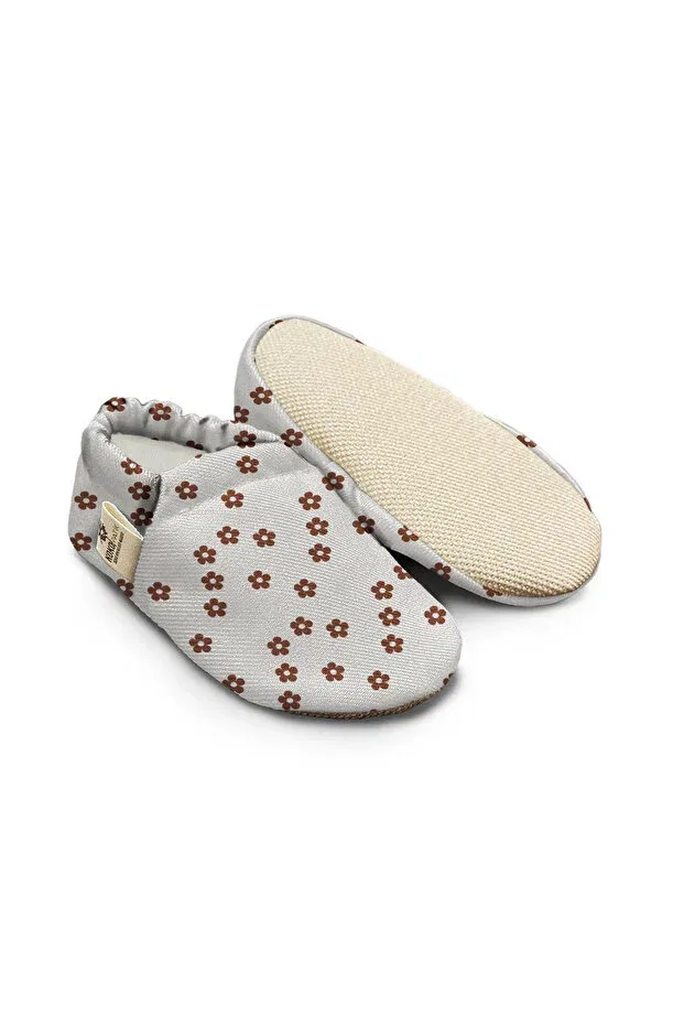 Детские пинетки для новорожденных с принтом Daisy pattern booties Kokopatik, Multicolor