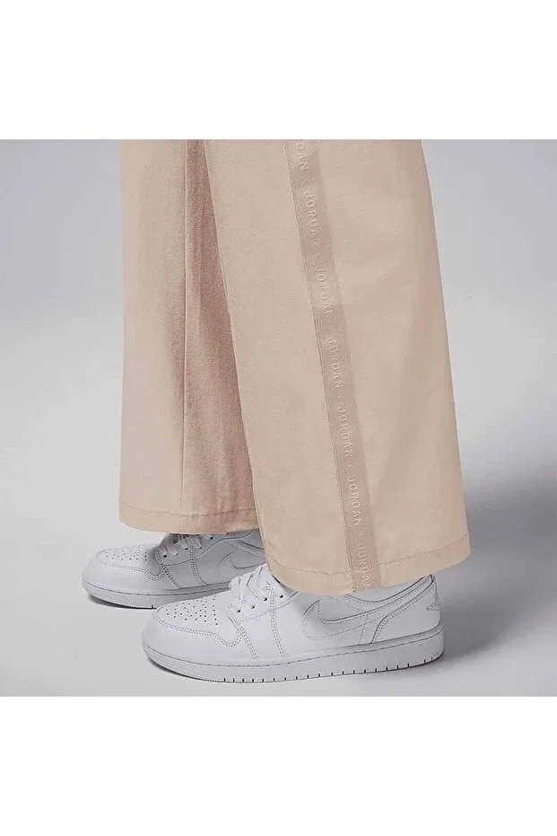 Детские спортивные штаны для девочек с широкой штаниной Nike, Beige — фото 4
