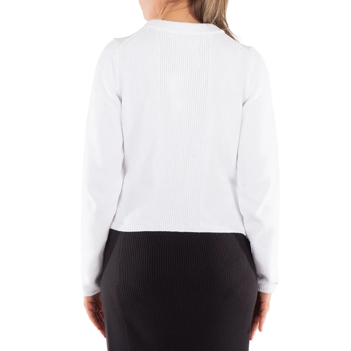 Джемпер из переработанного хлопка Recycled-Cotton Jumper Calvin Klein, Bright White — фото 4