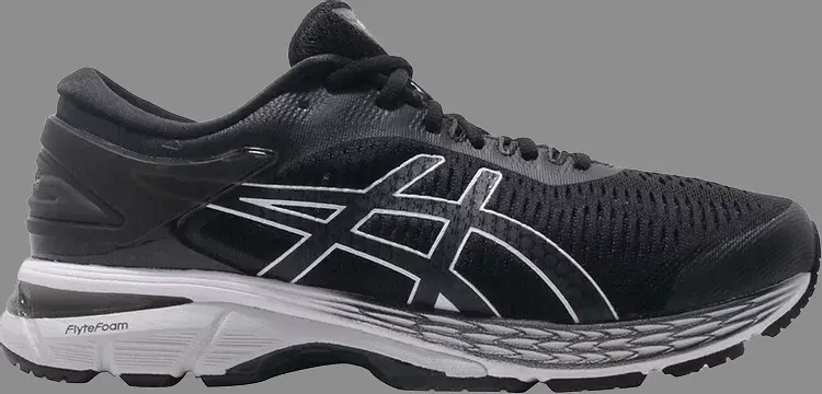 

Кроссовки gel kayano 25 wide 'glacier grey' Asics, черный