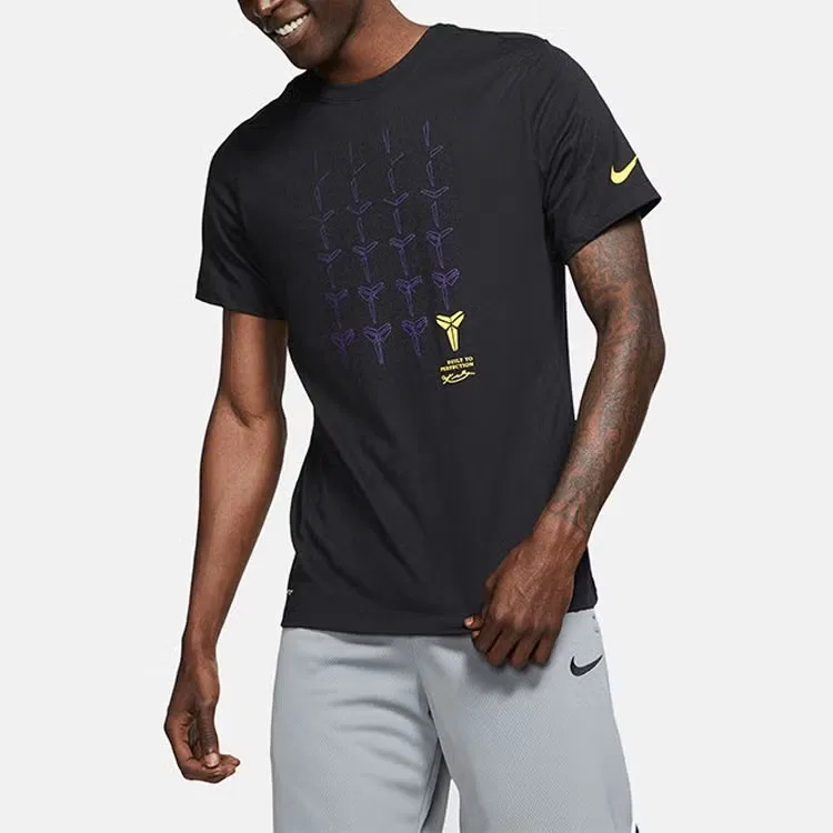 Футболка свободная с принтом Nike, черный — фото 2