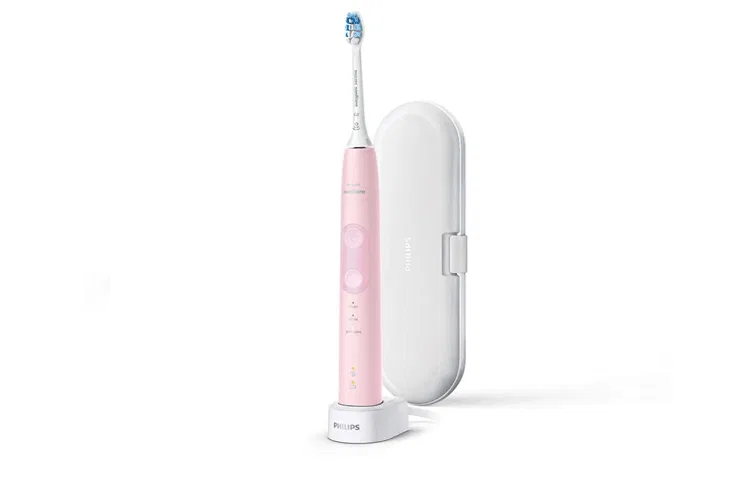 Электрическая зубная щетка DiamondClean с звуковой вибрацией, PHILIPS HX6853/12, Dream Pink