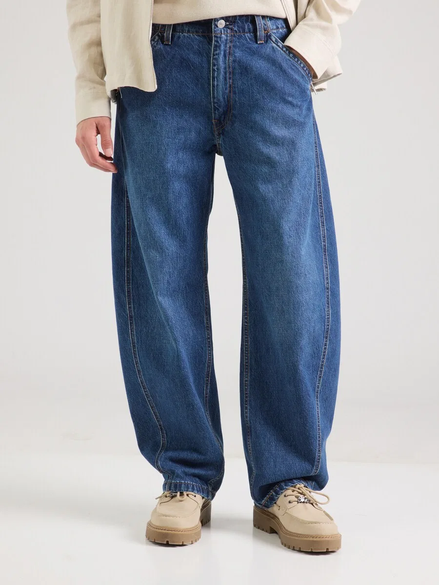 Джинсы LEVI'S Baggy Jeans 'BAGGY BARREL' цвета индиго — фото 3