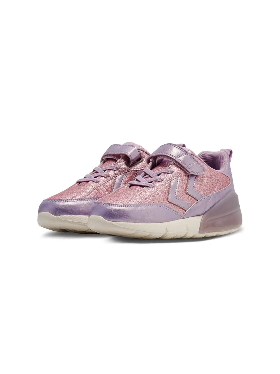 Кроссовки низкие с застежкой-липучкой Daylight Glitter Hummel, серый — фото 4