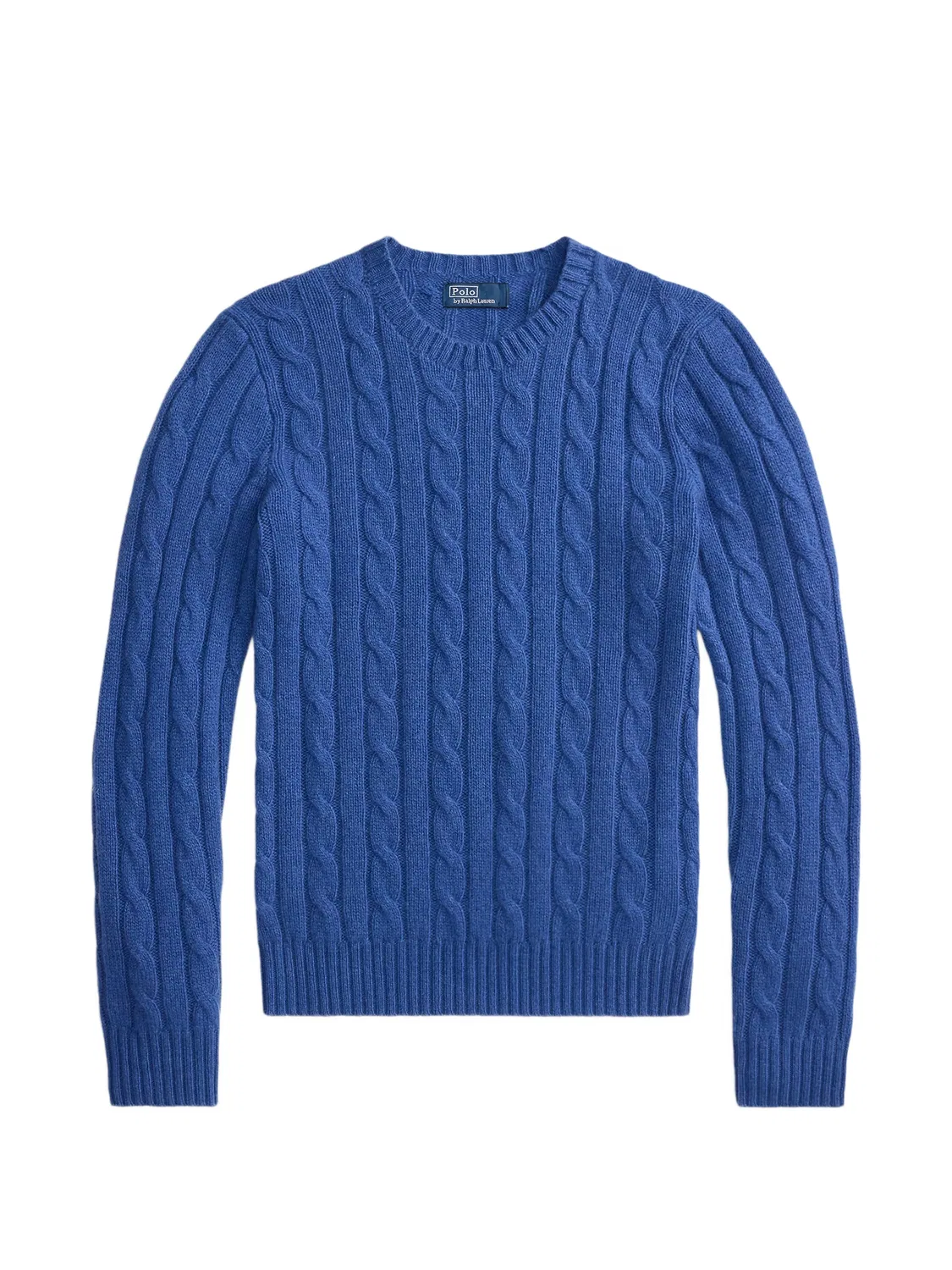 Кашемировый пуловер синего цвета Polo Ralph Lauren, синий