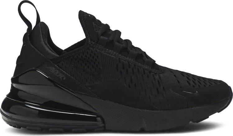 Кроссовки Nike Wmns Air Max 270 'Triple Black', черный - фото