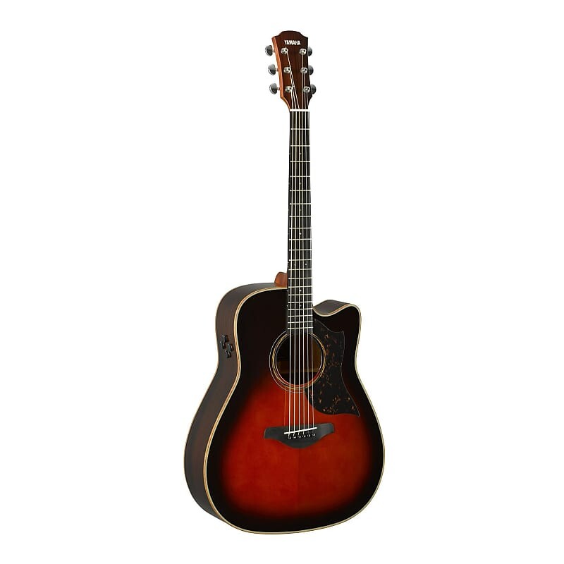 

Акустическая электрогитара Yamaha A3R TBS Folk Cutaway - Палисандр - Табачно-коричневый Sunburst Yamaha A3R Cutaway Acoustic 6-String Electric Guitar with Bag (Brown Sunburst)