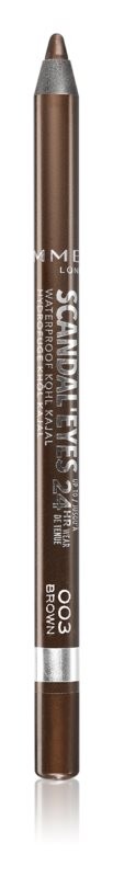 

Водостойкая подводка для глаз Rimmel ScandalEyes Waterproof Kohl Kajal, оттенок 003 Brown 1.3 г