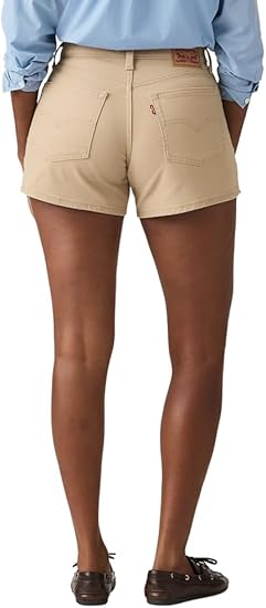 Шорты A-Line Levi's Womens, светло-коричневый — фото 2