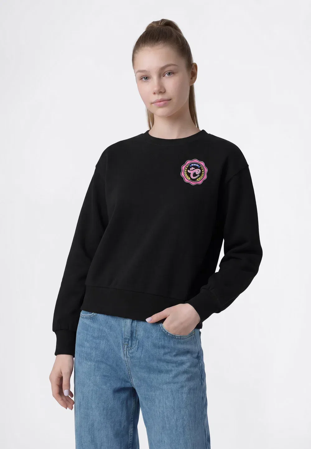 Стандартный крой - толстовка Champion, Black