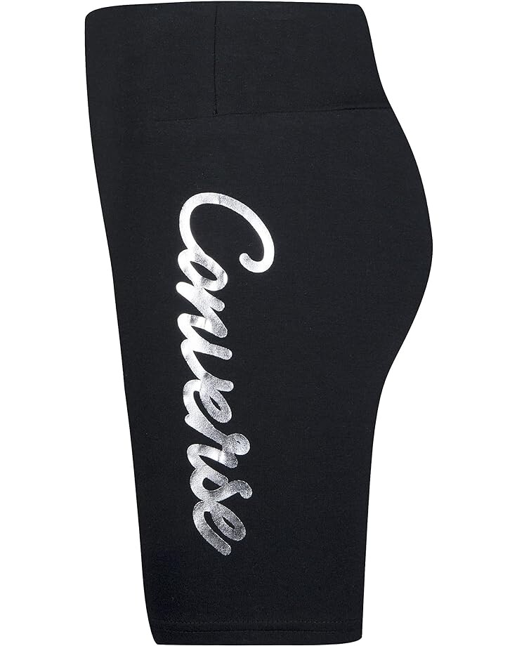 

Шорты Converse Printed Shine Biker Shorts, черный