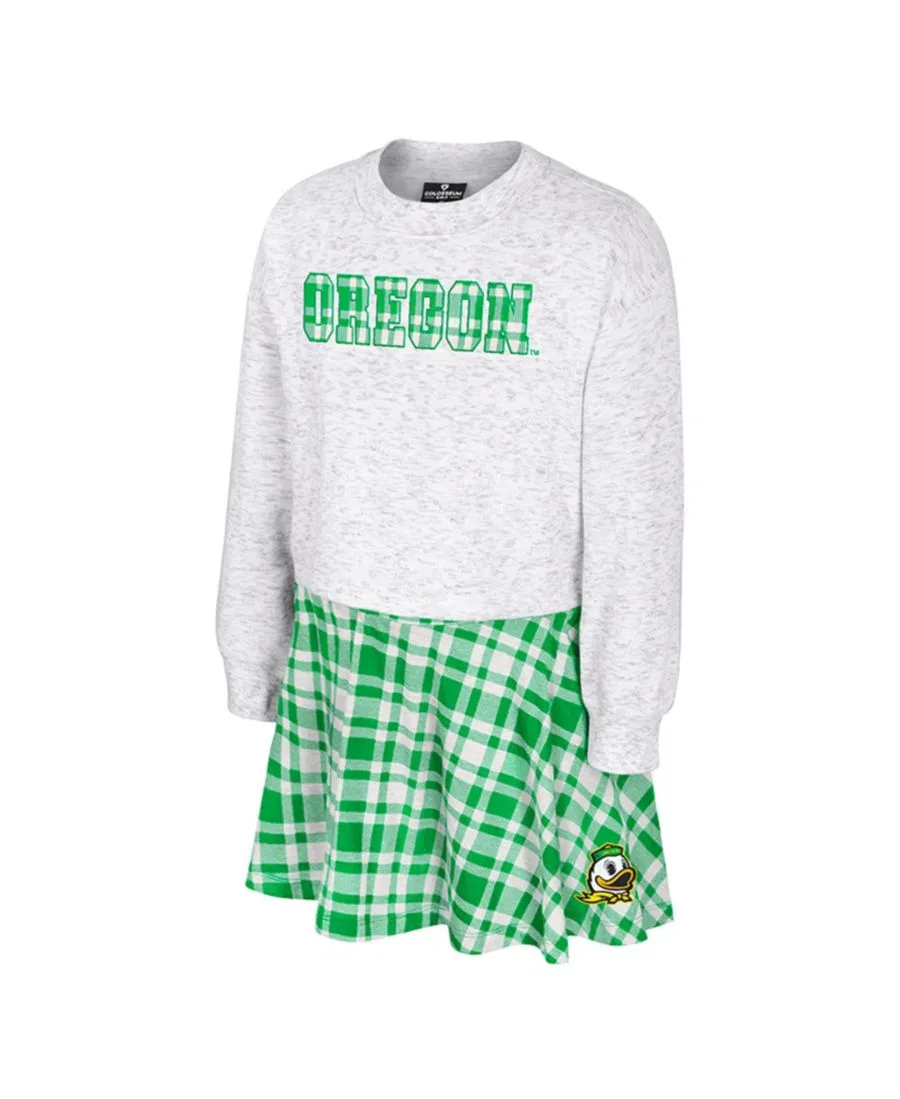 Комплект из топа и юбки в клетку Marceline Plaid Skirt and Top Set Colosseum, White — фото 2