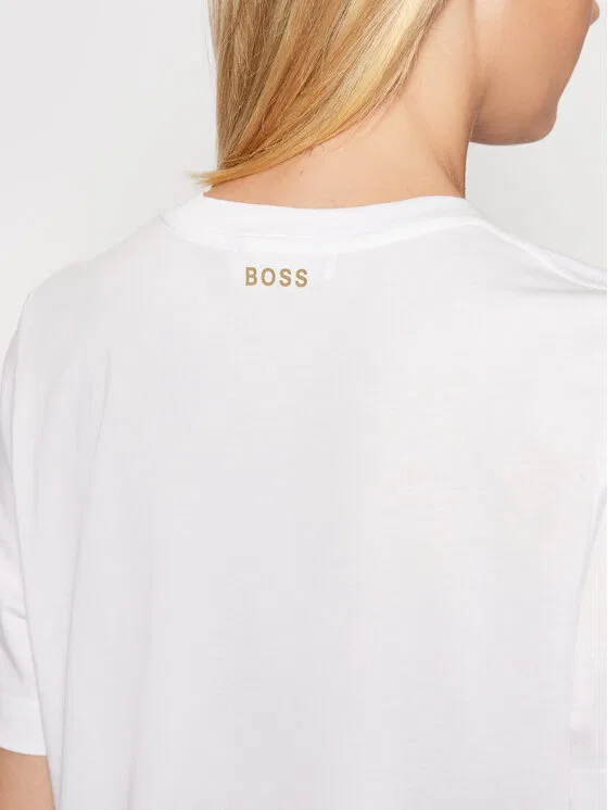 Футболка relaxed fit Ecosa Boss, белый — фото 3