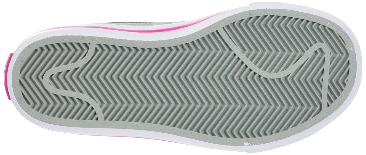 Детские кеды для мальчиков кожаные Court Legacy NIKE, White Lt Smoke Grey Pink Prime Kumquat — фото 4