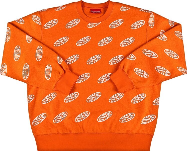 

Толстовка Supreme Liner Crewneck 'Orange', оранжевый