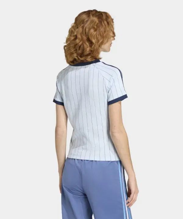 Футболка с графическим принтом Linear Callie, Adidas, Clear Sky Night Indigo — фото 2