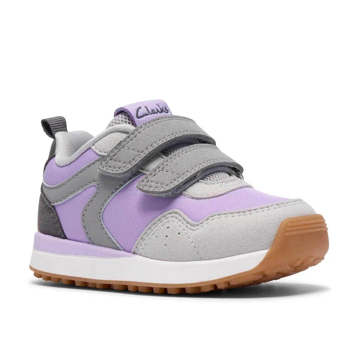 Кроссовки Dyrham Dash T. Lilac Combination Clarks, Purple — фото 4