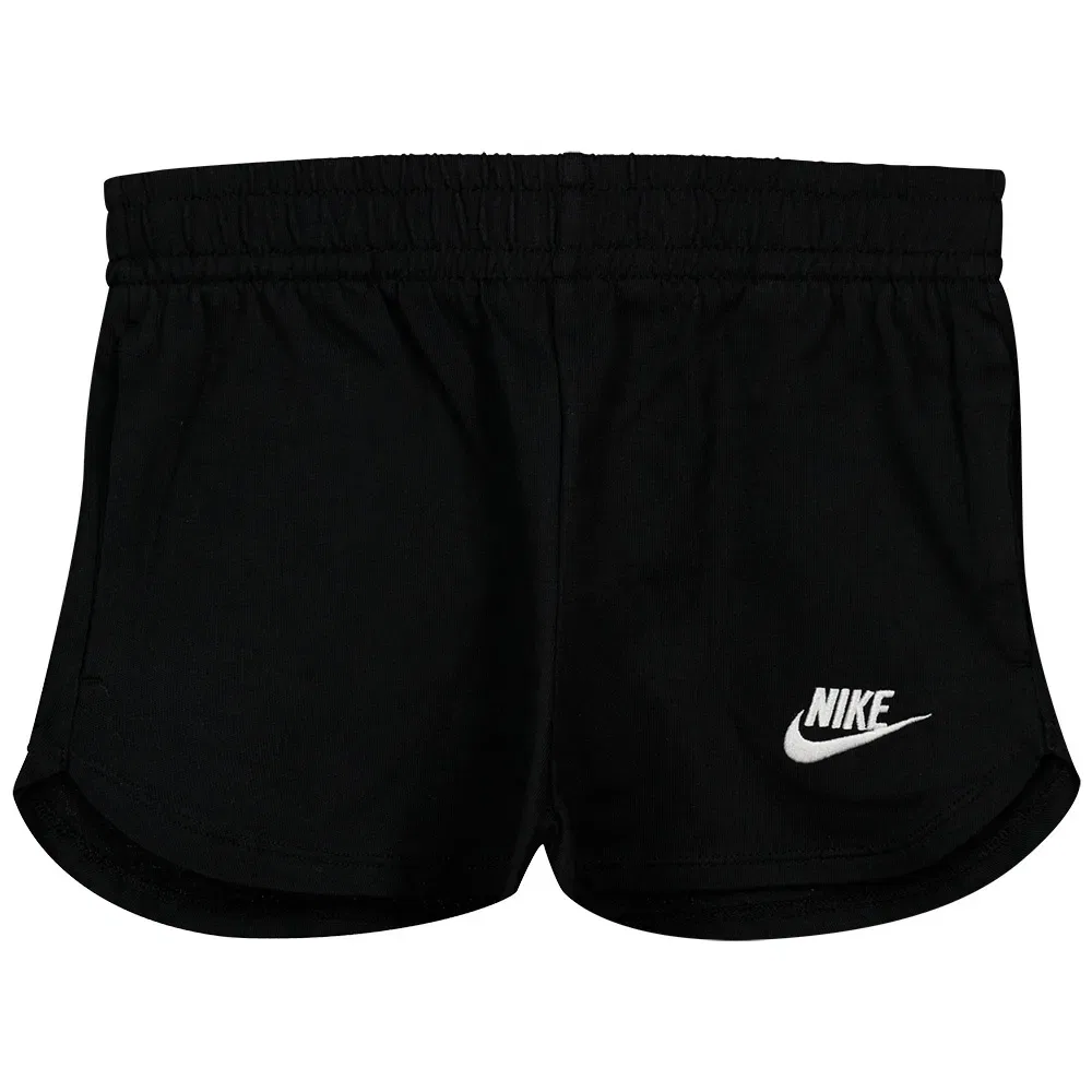Детские шорты для девочек с технологией Dri-FIT Nike, Black