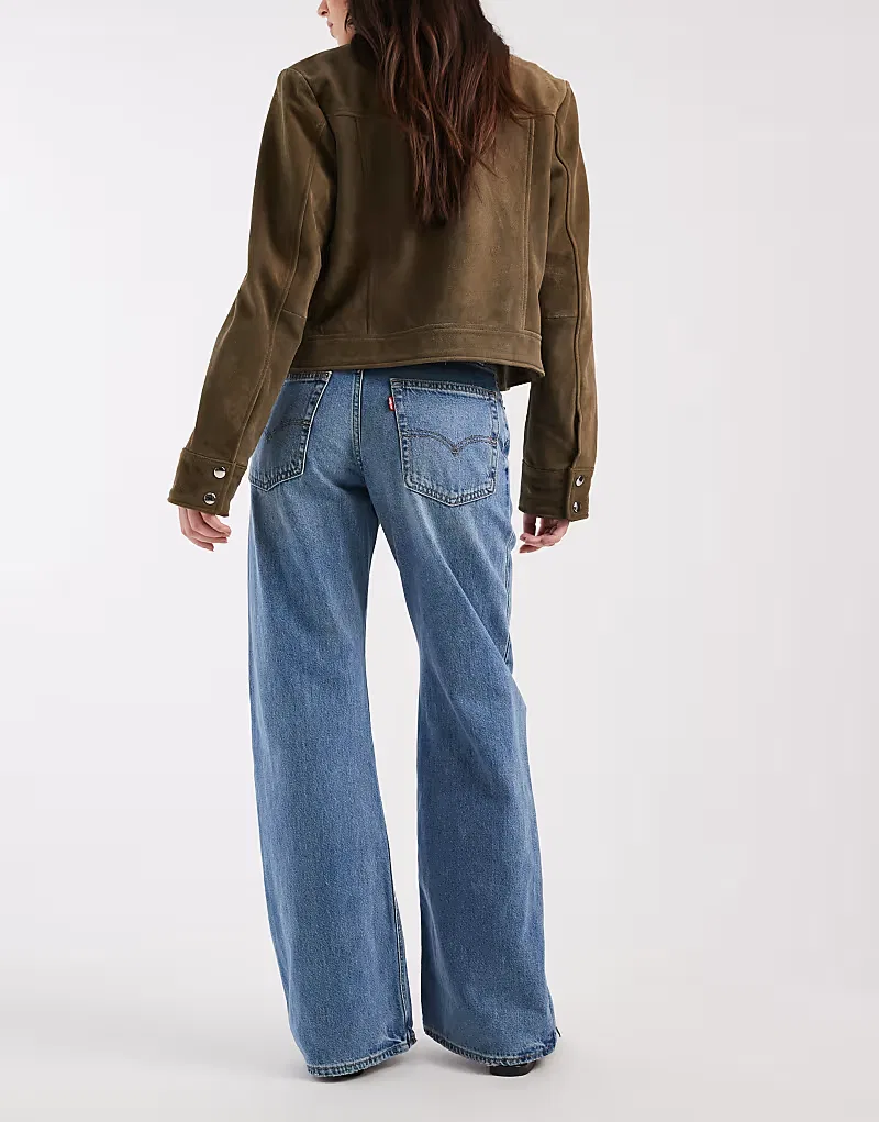 Свободные джинсы-клеш Levi's средней степени выния — фото 2