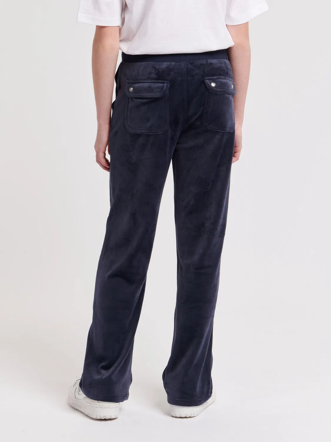 Широкие брюки Tonal Wide Leg Juicy Couture, синие — фото 4