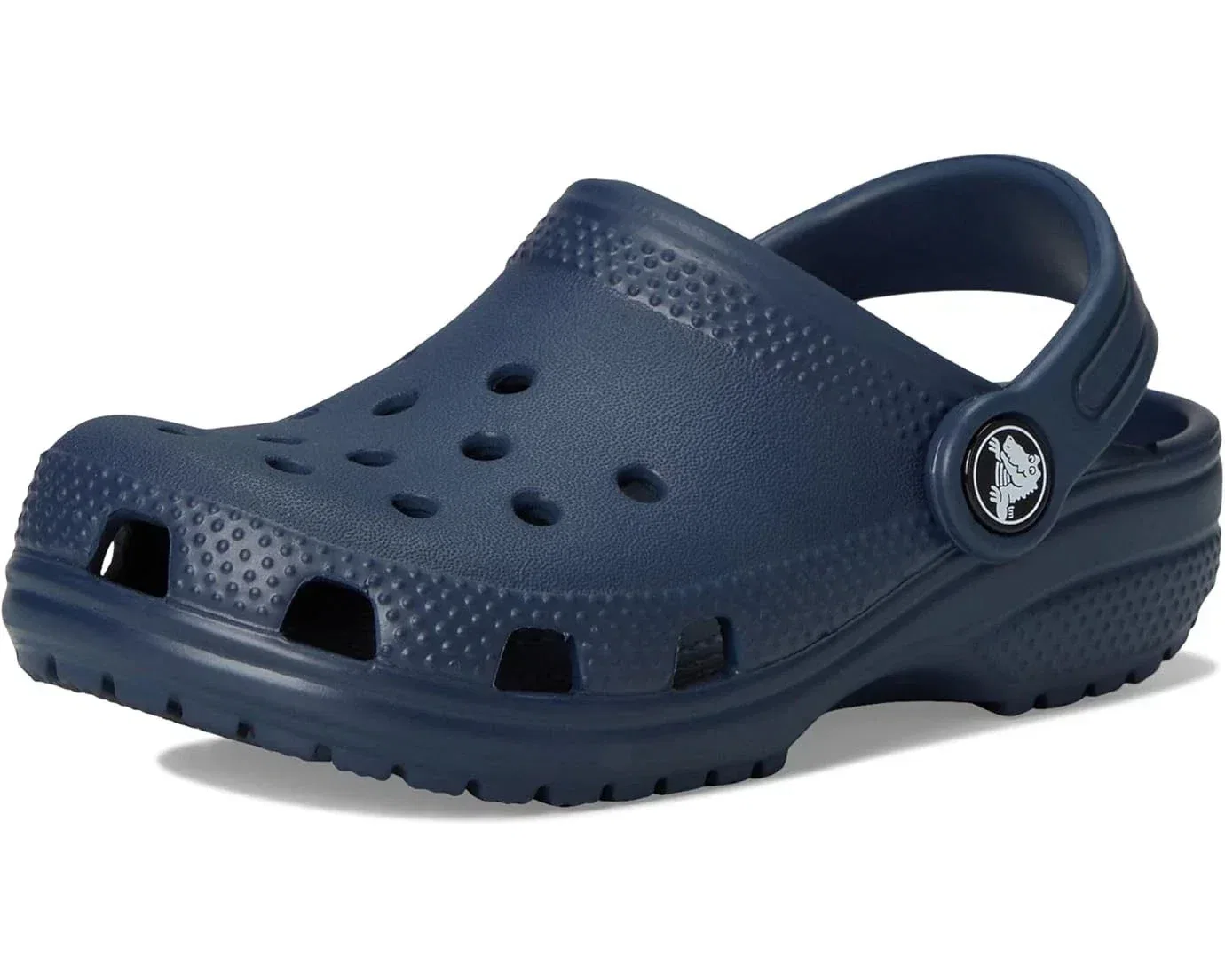 Детские кроксы Classic с ремешком на пятке Crocs, синий — фото 3
