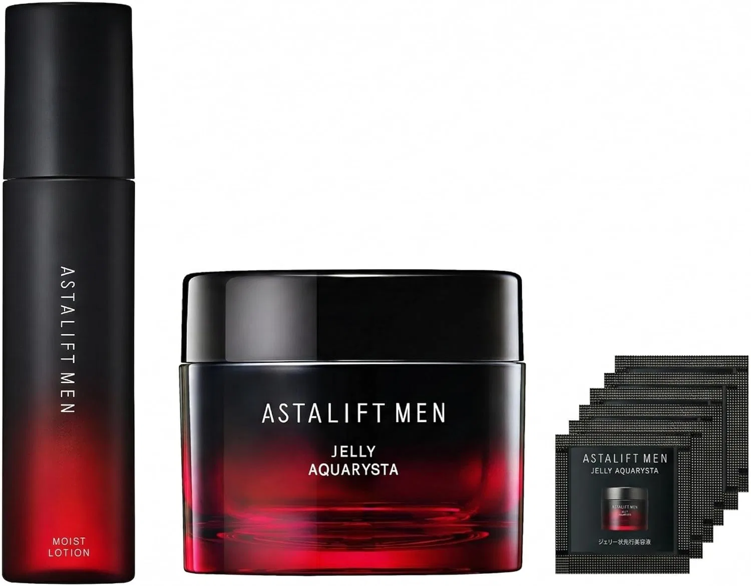Набор для ухода за кожей мужской Astalift Moist Lotion + Jelly Aquarista 120 мл + 60 г