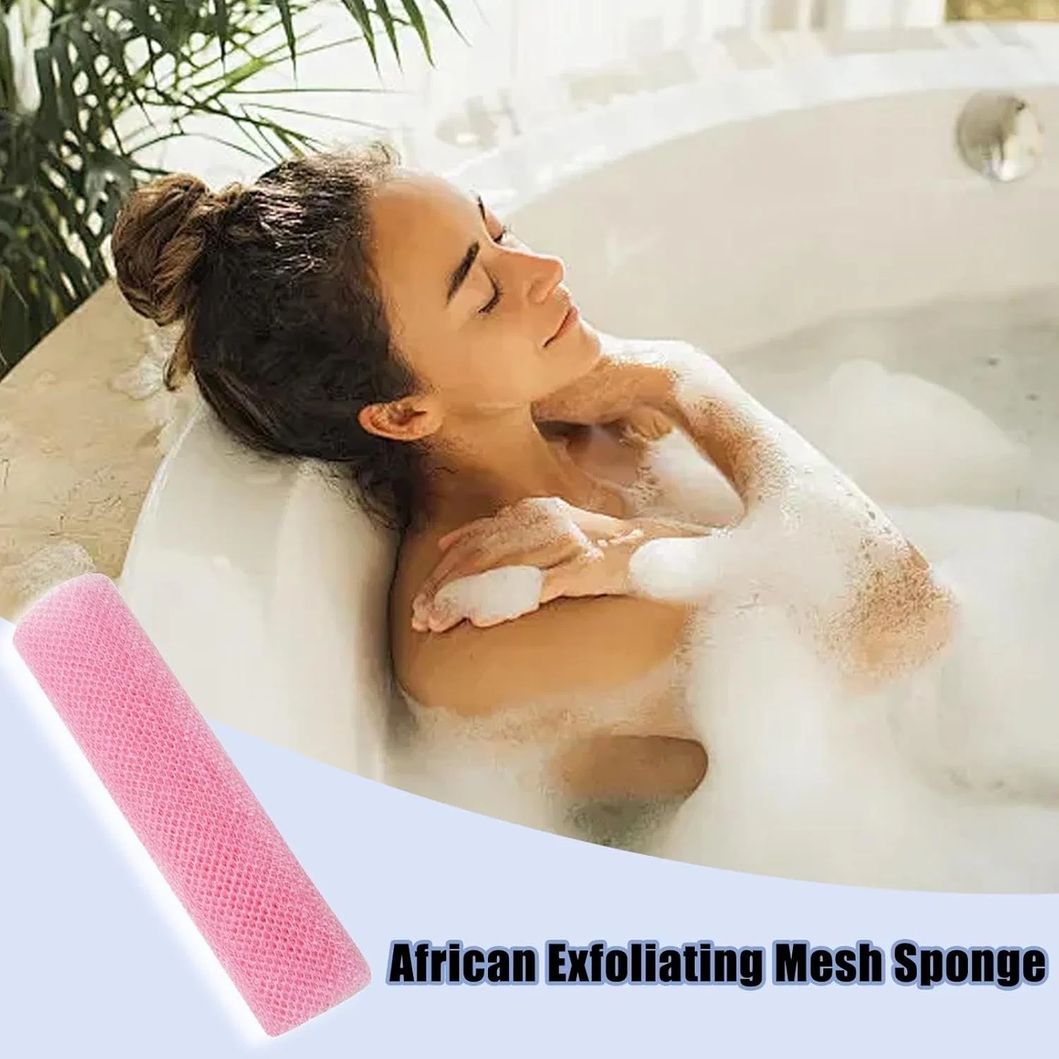 Мочалка для тела Mesh Cloths, 3 шт, Nylon, Pink Generisch — фото 2