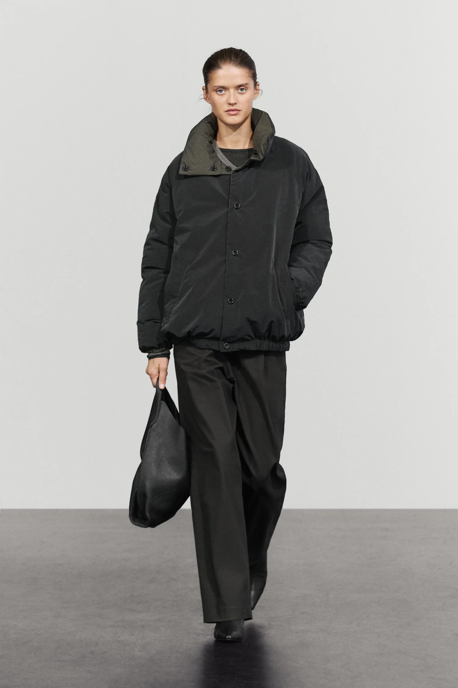 Двусторонний пуховик Massimo Dutti, коричневый