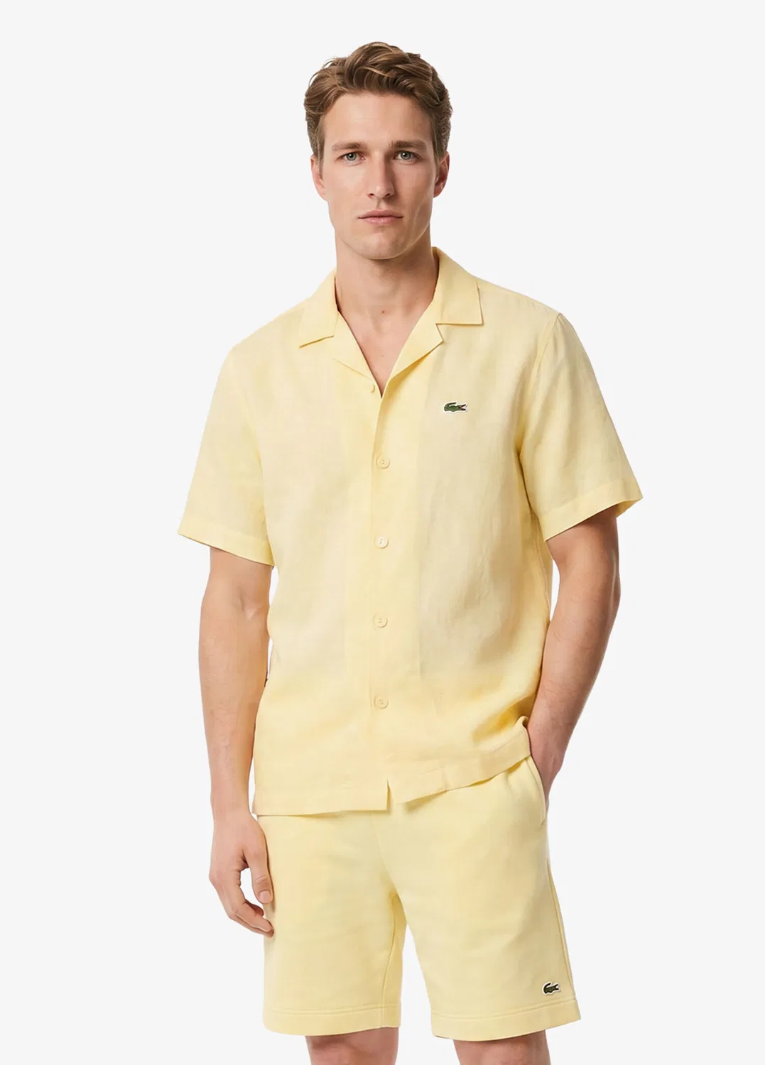 Рубашка Relaxed Fit Lacoste, желтый — фото 2