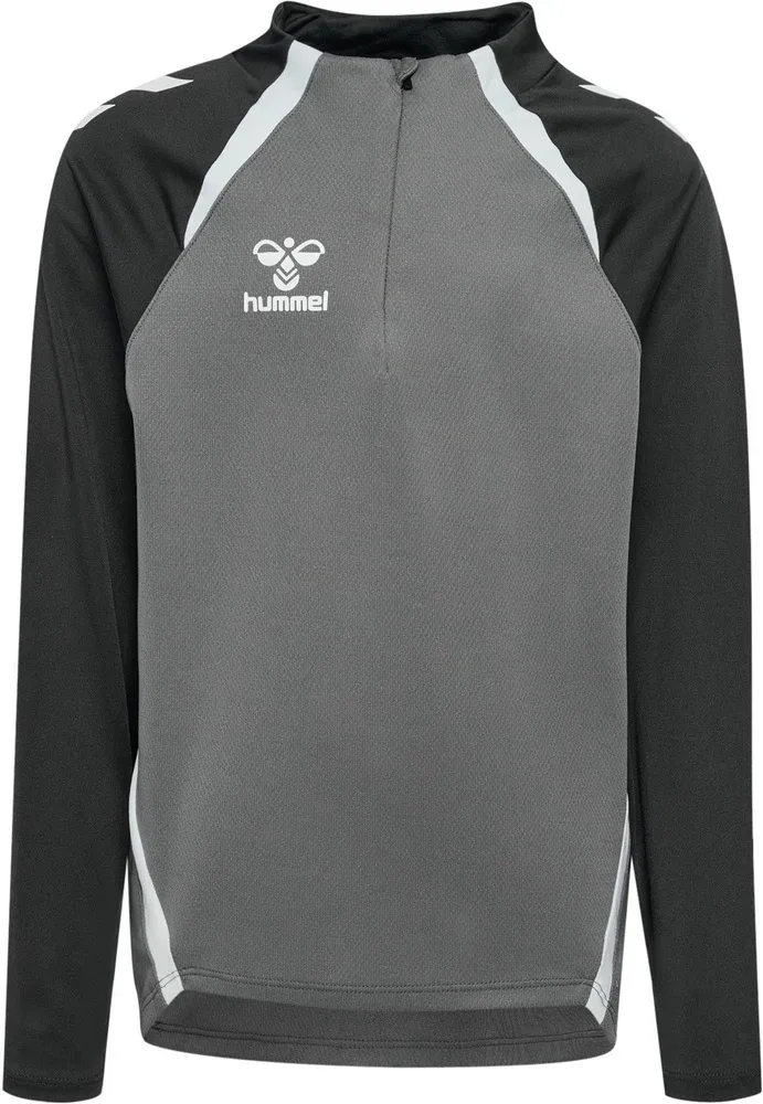 Тренировочная куртка детская с длинным рукавом Lead 2.0 Half Zip Hummel, серый — фото 2