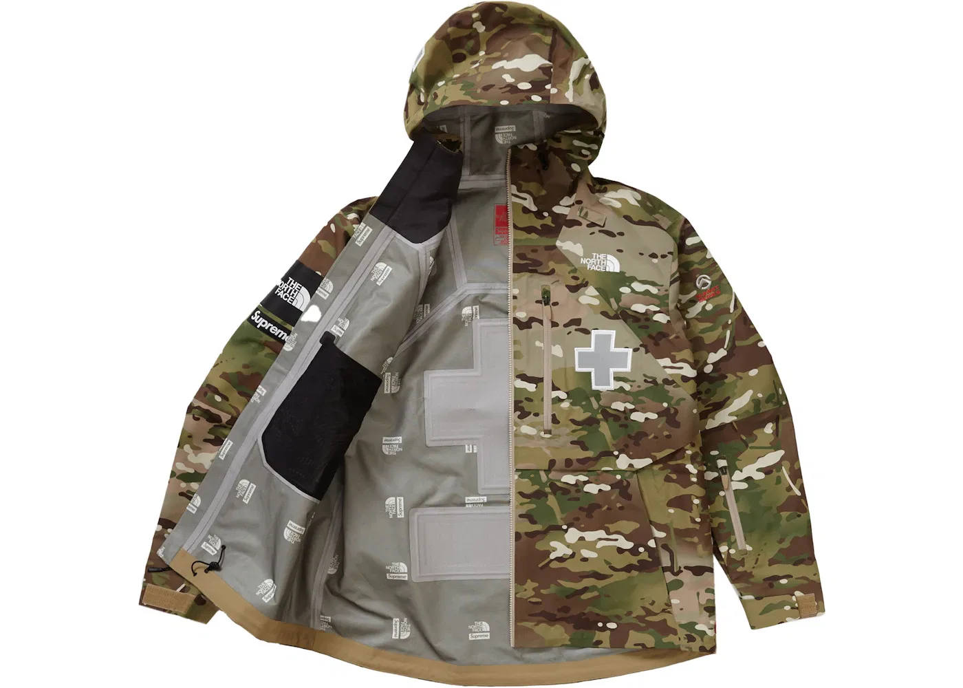 Мужская куртка с принтом Summit Series Rescue Mountain Pro Supreme, Multi Camo — фото 2