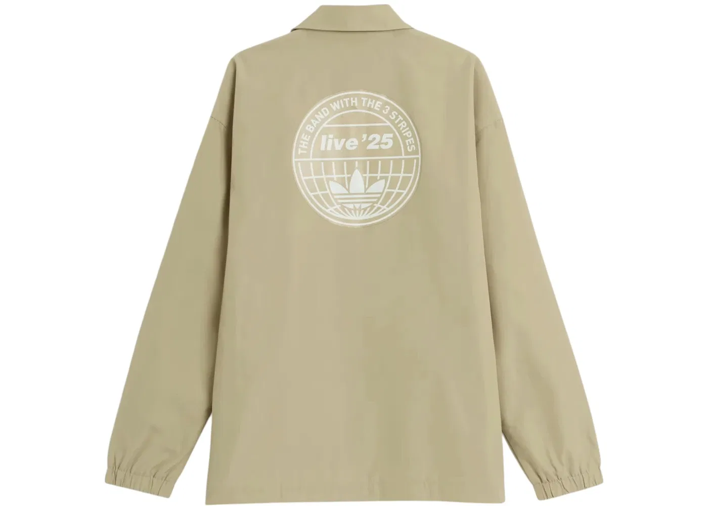 Мужская куртка-бомбер с принтом Oasis Tour Adidas, Stone Khaki — фото 2