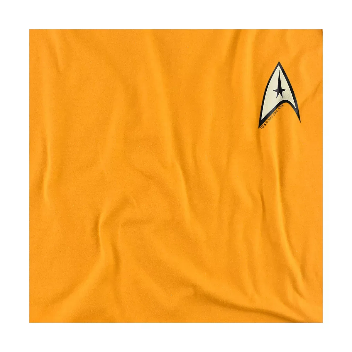 Детский боди-комбинезон с принтом Star Trek Command Uniform Star Trek, Gold — фото 2