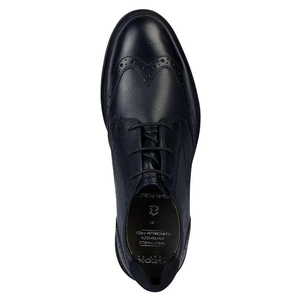 Детские кроссовки для мальчиков кожаные J Zheeno Boy B Geox, Black — фото 4