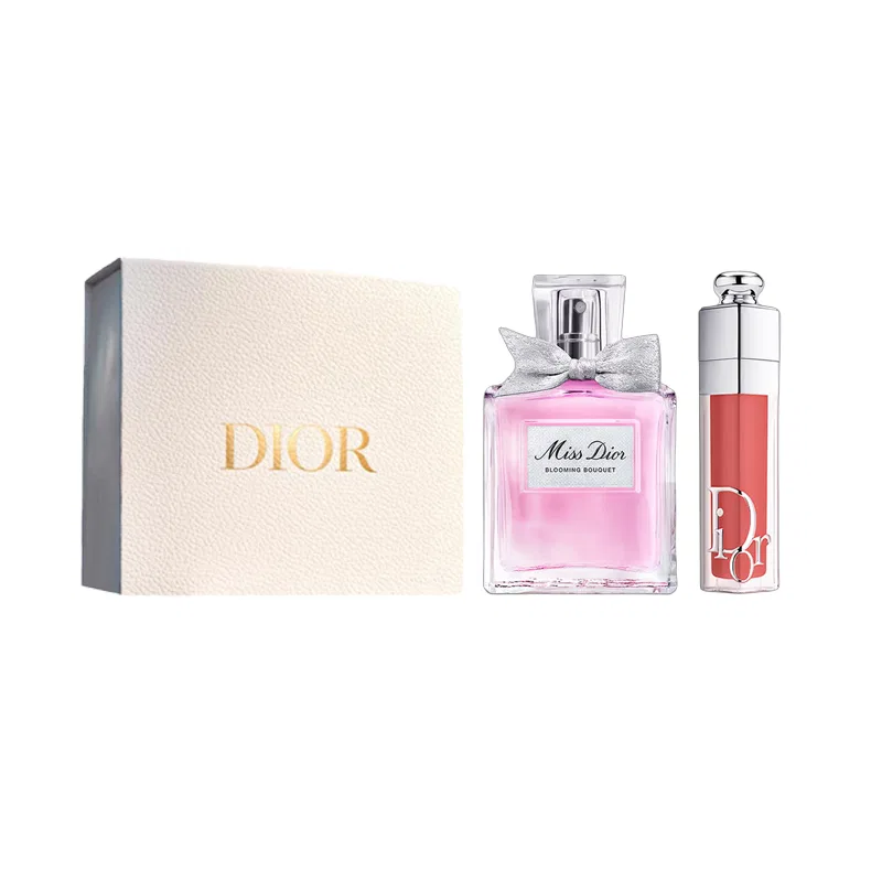 Женский парфюмерный набор с ароматом Floral Light и блеском для губ, DIOR, 50 мл