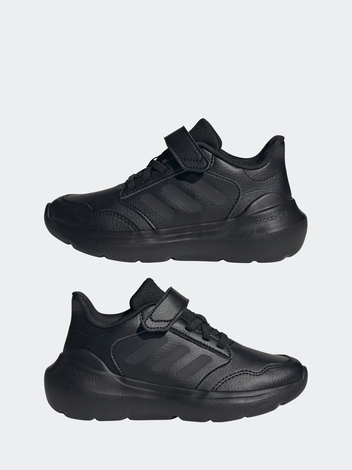 Кроссовки на липучке Tensaur Run 3.0 adidas, черный — фото 3