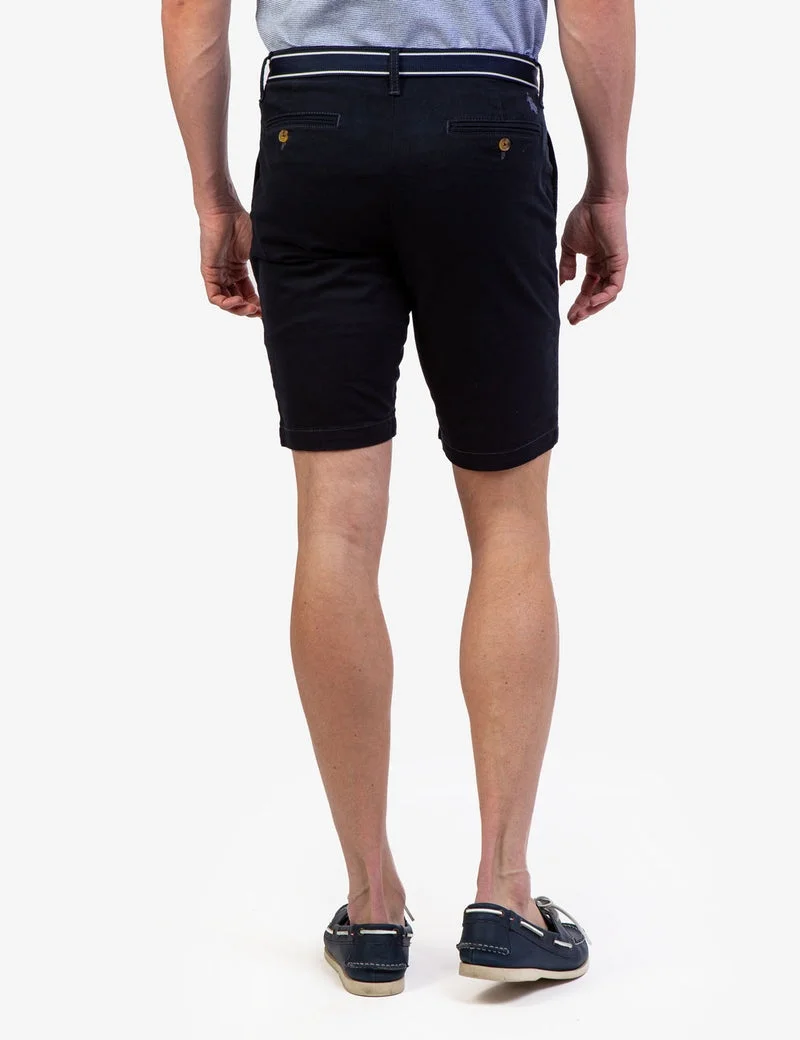 Мужские шорты U.S. Polo Assn. Hartford Belted, осенний синий — фото 2
