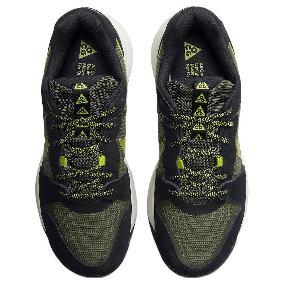 Кроссовки Nike ACG Lowcate, черный/желтый — фото 4