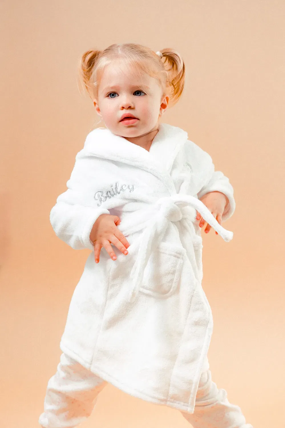 Хлопковый халат Personalised Dressing Gown Lulabay, White