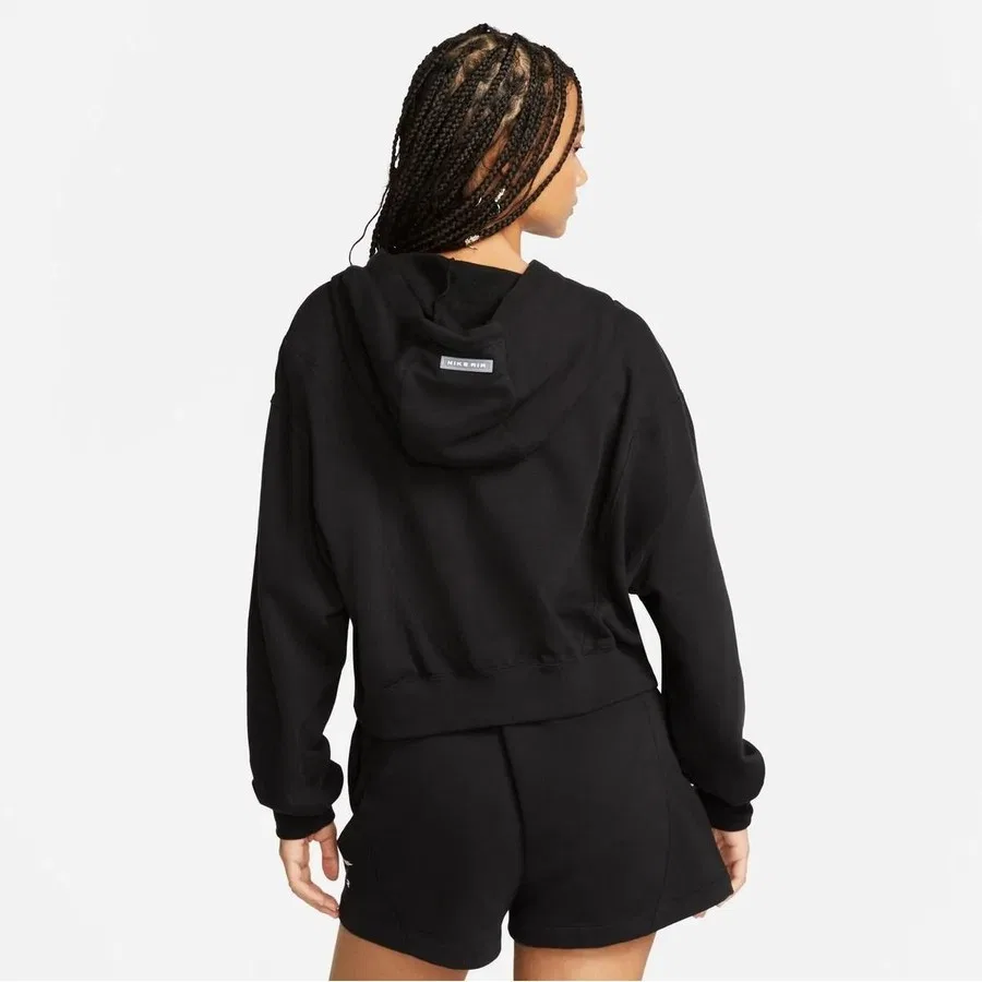 Худи Nike Sportswear Air Oversized Mod Crop Fleece, XL, Черный — фото 2