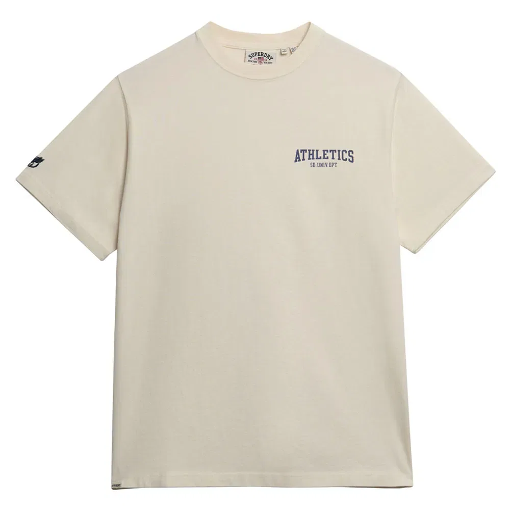 Футболка с коротким рукавом Oversized Athletic Essential Superdry, белый — фото 3
