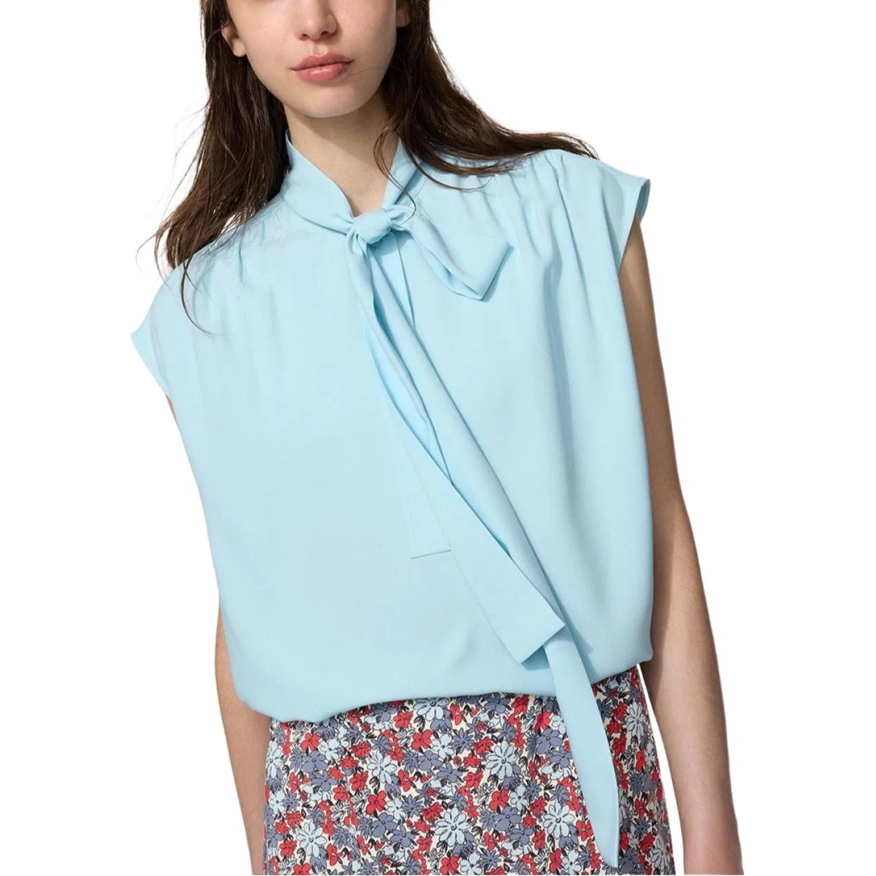 Рубашка женская UNIQLO, Light Blue