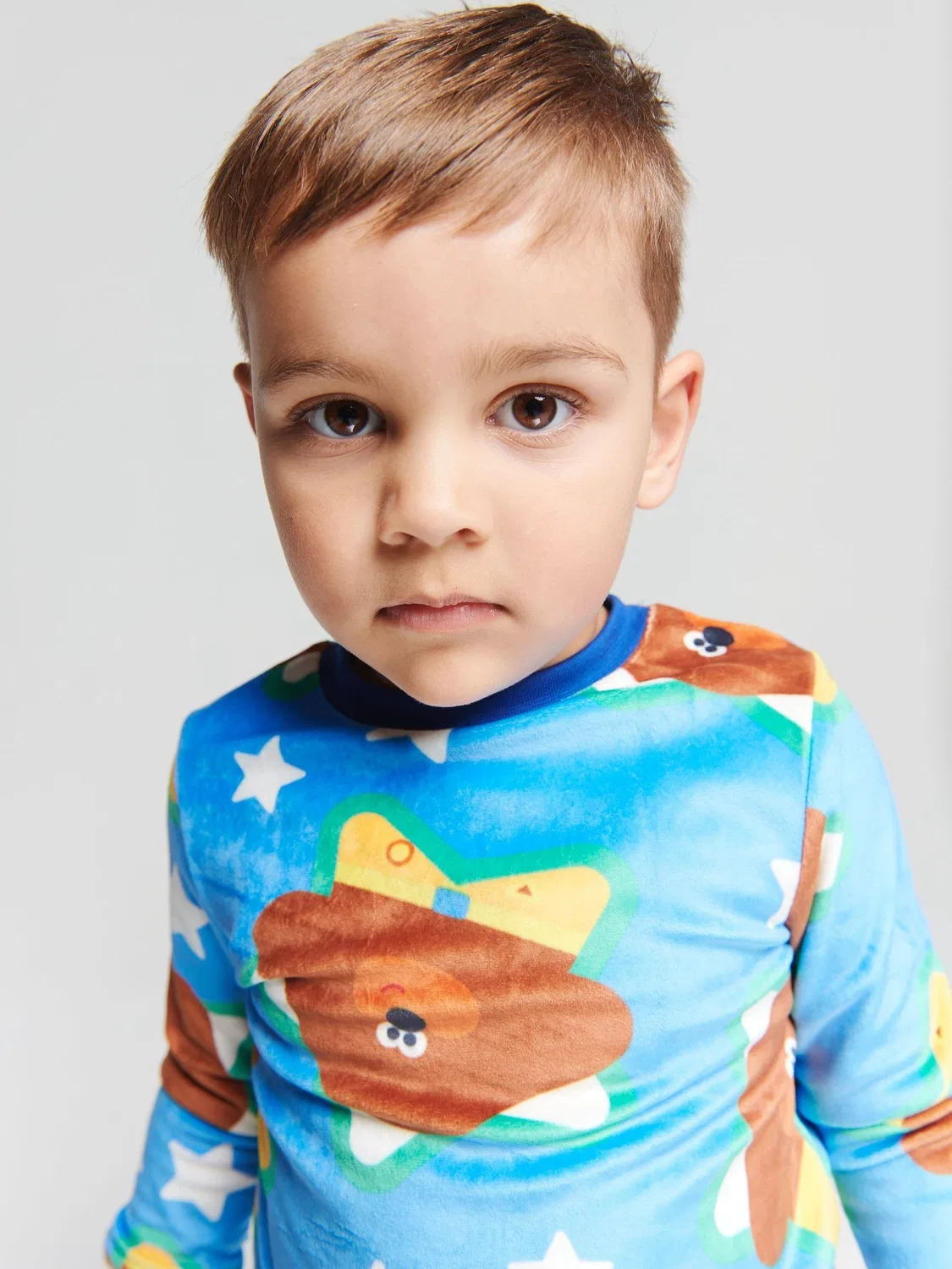 Пижама с принтом Hey Duggee Brand Threads, синяя — фото 4