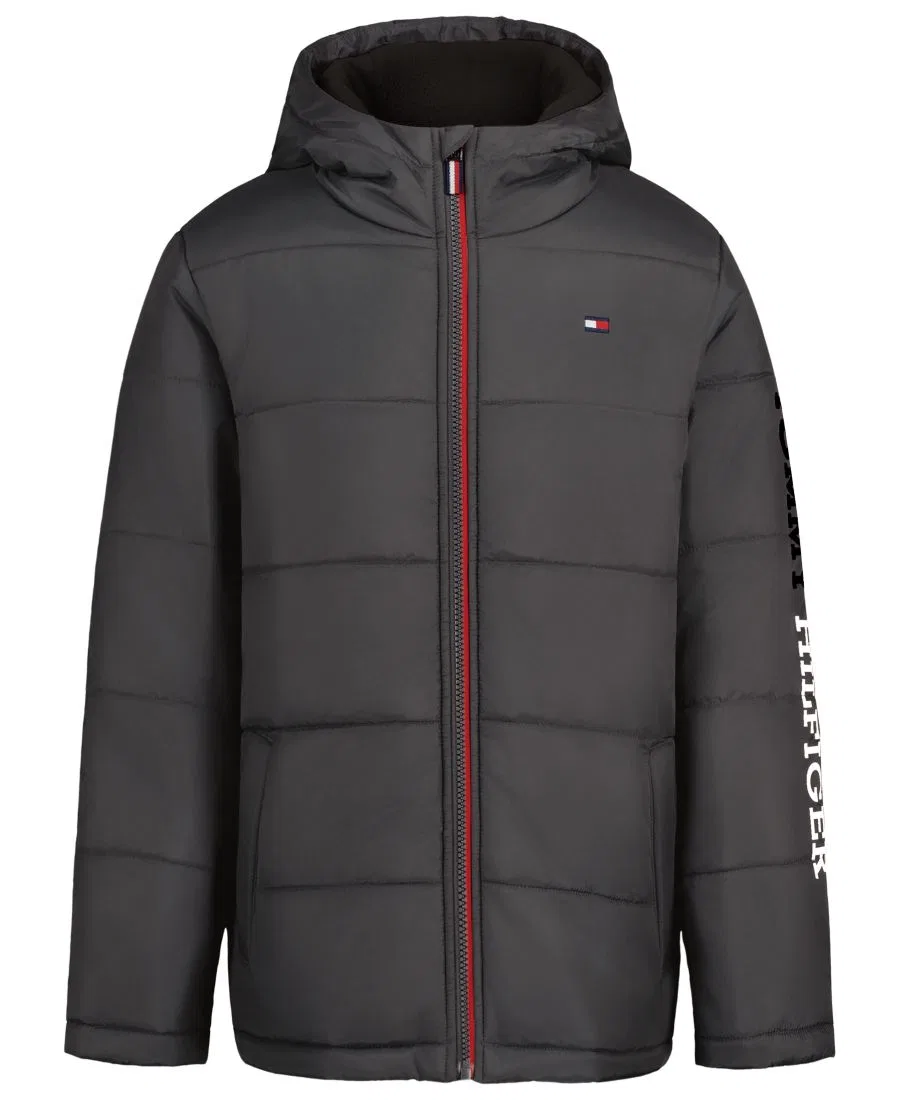 Куртка-пуховик с капюшоном Tommy Hilfiger, Dark Gray