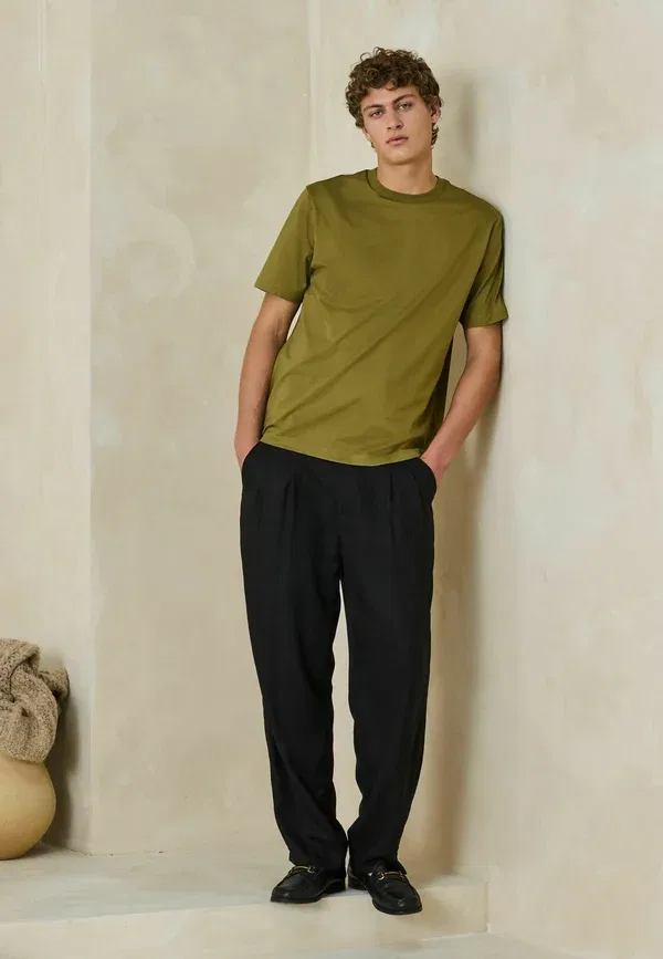Футболка хлопковая Basic T-shirt Next, green, зеленый